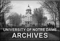 The University of Notre Dame Archives